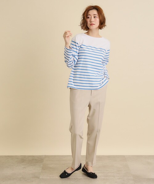grove(グローブ)の「【Lee×grove別注】BASQUE SHIRT(Tシャツ/カットソー・レディース・ブルー系その他4/ピンク系/ネイビー系2・02/01)」の15枚目の写真