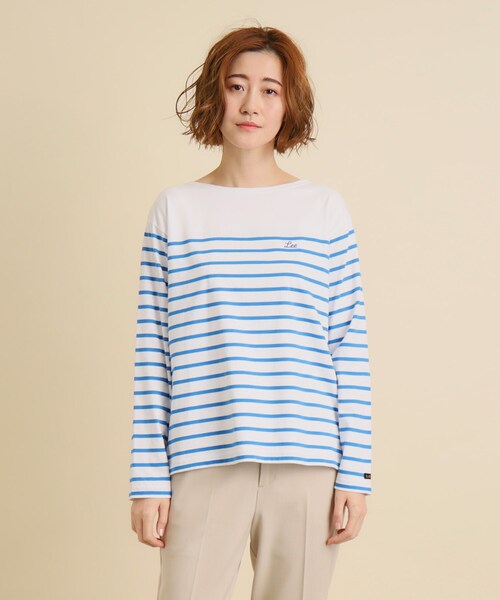 grove(グローブ)の「【Lee×grove別注】BASQUE SHIRT(Tシャツ/カットソー・レディース・ブルー系その他4/ピンク系/ネイビー系2・02/01)」の10枚目の写真