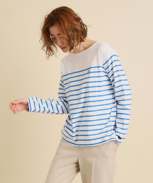 grove(グローブ)の「【Lee×grove別注】BASQUE SHIRT(Tシャツ/カットソー・レディース・ブルー系その他4/ピンク系/ネイビー系2・02/01)」の9枚目の写真