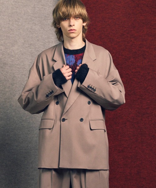 メゾンスペシャル　スプライムオーバーダブルテーラードジャケット　セットアップ UNISEX》Wool Mix Prime-Over Double Tailored Jacket/ウール