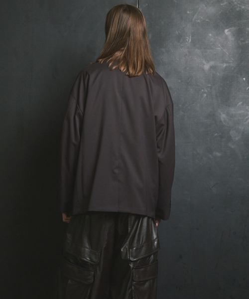UNISEX》Wool Mix Prime-Over Double Tailored Jacket/ウールミックス