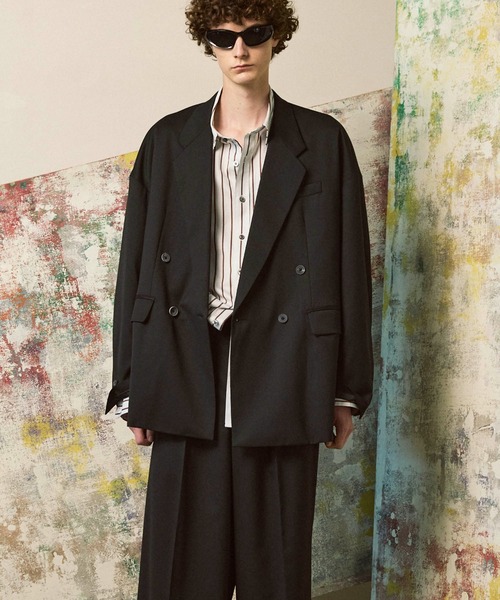 メゾンスペシャル　スプライムオーバーダブルテーラードジャケット　セットアップ UNISEX》Wool Mix Prime-Over Double Tailored Jacket/ウール