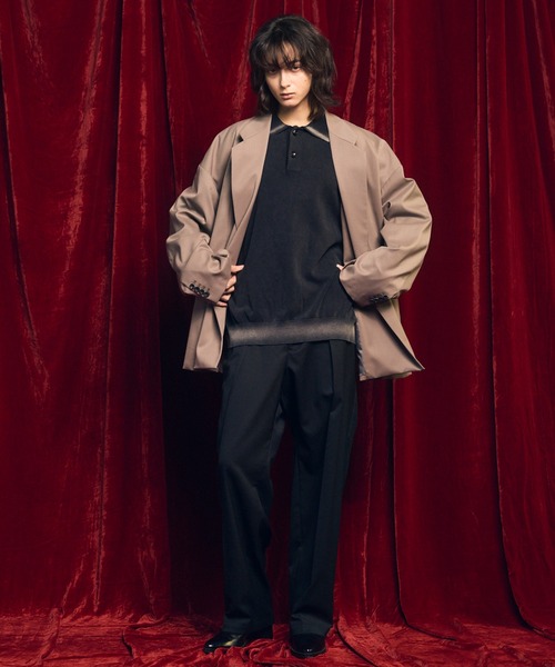 UNISEX》Wool Mix Prime-Over Double Tailored Jacket/ウールミックス