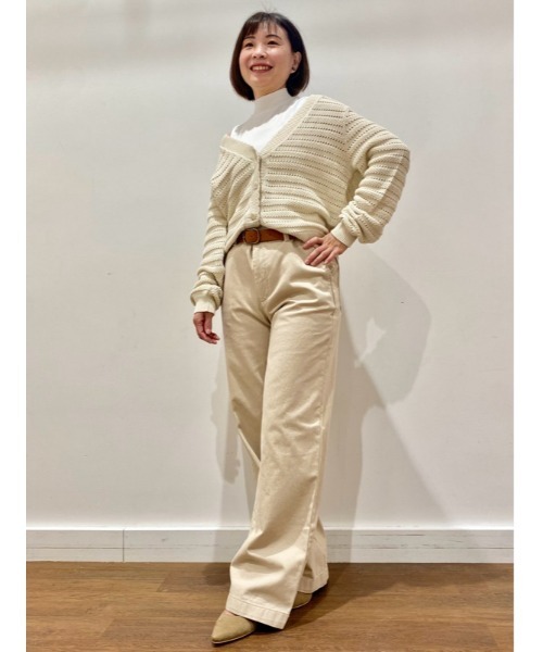 GAP（ギャップ）の「リラックス ミックスステッチ カーディガン（カーディガン/ボレロ・レディース・ブラック/ベージュ・XS/L/XL/XXS/S/M）」の15枚目の写真