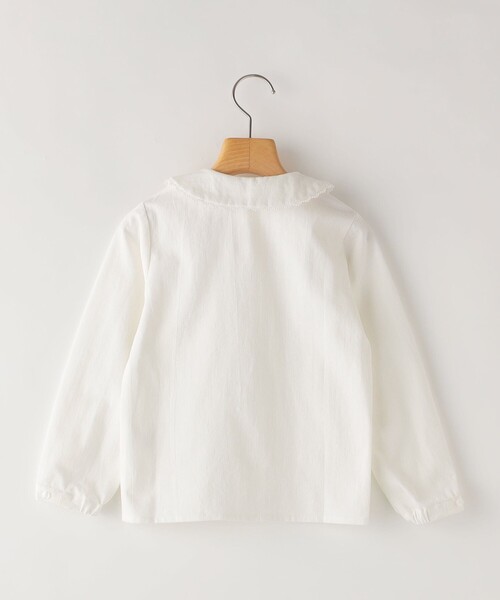 SHIPS KIDS:110〜130cm / ミニ レース カラー ブラウス セール】SHIPS KIDS:140～150cm / レース ペプラム ノースリーブ