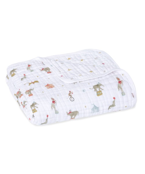 モスリンブランケット1枚入り エレファントサーカス EMBC10026 elephant circus（ベビー寝具/家具）｜aden + anais essentials（エイデンアンドアネイ