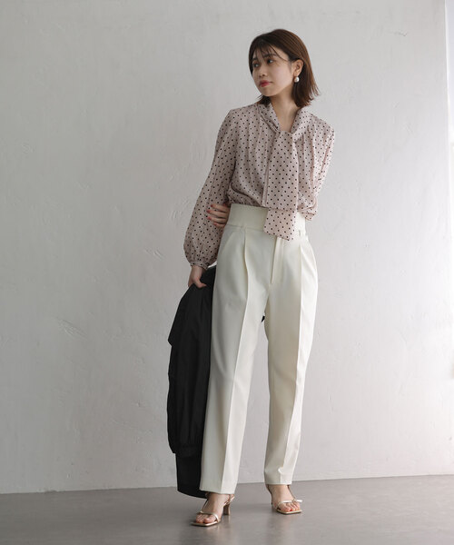 未使用　LaTotalite　ラトータリテ　ボウタイブラウス La TOTALITE - 新品☆LaTotalite/ラトータリテ ドット2WAY