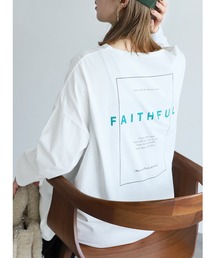 前後ロゴチュニックTシャツ