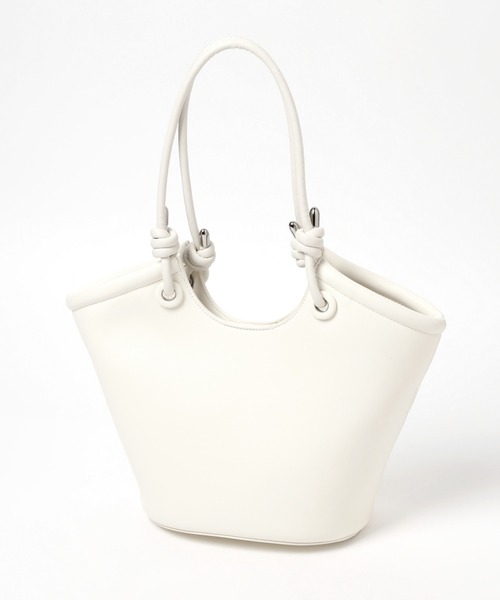 mysty woman（ミスティウーマン）の「バケツ型BAG 110379（ハンドバッグ・レディース・ブラック/オフホワイト/シルバー・FREE）」の8枚目の写真