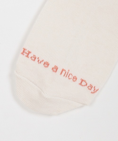 LOVETOXIC（ラブトキシック）の「リブラインロゴソックス（ソックス/靴下・キッズ・オフホワイト/ピンク/ブラック/サックスブルー・FREE）」の8枚目の写真