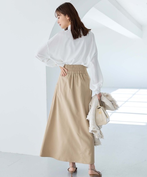 fifth（フィフス）の「ボウタイリボンブラウス（シャツ/ブラウス・レディース・ホワイト/ブラック・M）」の6枚目の写真