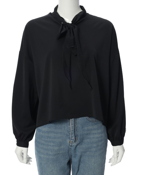 fifth（フィフス）の「ボウタイリボンブラウス（シャツ/ブラウス・レディース・ホワイト/ブラック・M）」の14枚目の写真