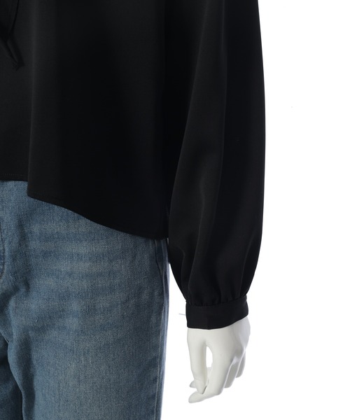 fifth（フィフス）の「ボウタイリボンブラウス（シャツ/ブラウス・レディース・ホワイト/ブラック・M）」の18枚目の写真