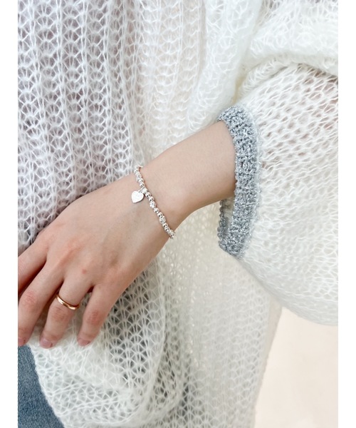 JUMELLE（ジュメロ）の「lock bracelet（ブレスレット・レディース・シルバー・FREE）」の5枚目の写真