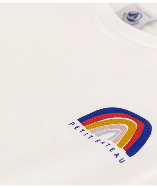 PETIT BATEAU（プチバトー）の「プリント半袖Ｔシャツ（Tシャツ/カットソー・キッズ・オフホワイト/ピンク/ホワイト×ブルー/ホワイト・5YEAR/4YEAR/3YEAR）」の15枚目の写真