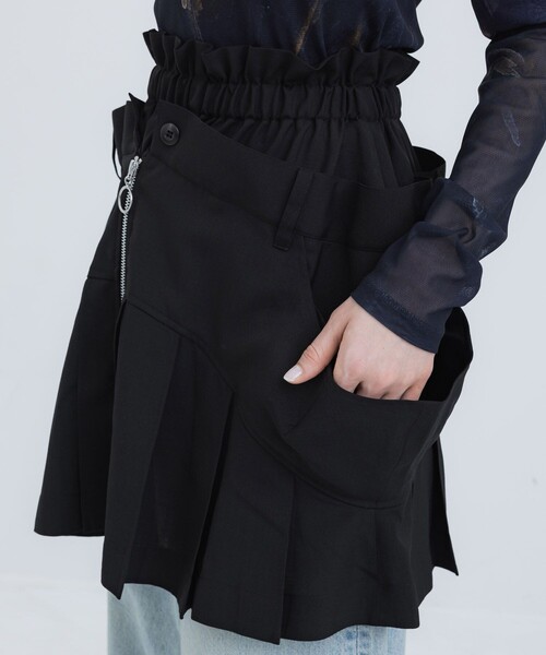 HOUGA スカート HOUGA/ホウガ】《STUDIOUS別注》twins skirt/ツインスカート