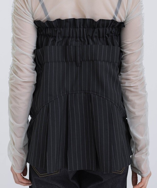 HOUGA(ホウガ)の「【HOUGA/ホウガ】betty skirt tops(スカート・レディース・ブラック/ストライプ・FREE)」の21枚目の写真
