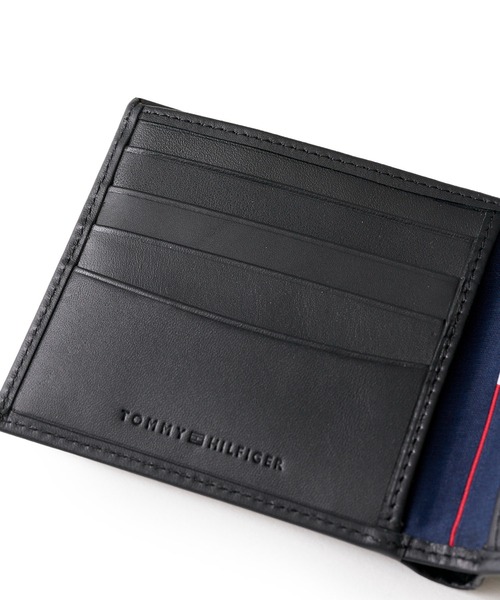 TOMMY HILFIGER(トミーヒルフィガー)の「【TOMMY HILFIGER / トミーヒルフィガー】レザーコンパクトウォレット / 二つ折り財布(財布・メンズ・ブラック/ブラウン・FREE)」の11枚目の写真