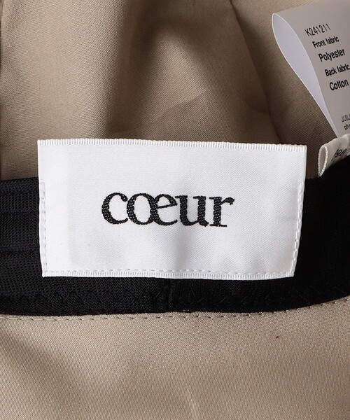 COEUR（クール）の「＜coeur＞クラウン ハット（ハット・レディース・ナチュラル/ブラック・FREE）」の18枚目の写真