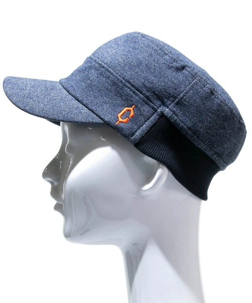 Clef（クレ）の「Clef/クレ　TPN RIB WORK CAP（キャップ・メンズ・インディゴブルー/ベージュ/グレー/チャコールグレー・FREE）」の7枚目の写真