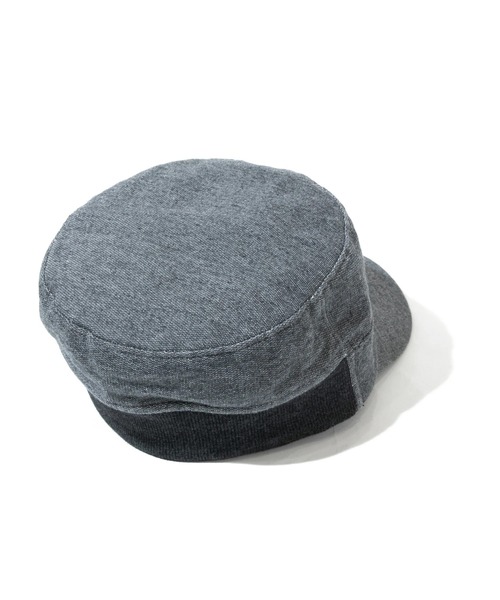 Clef（クレ）の「Clef/クレ　TPN RIB WORK CAP（キャップ・メンズ・インディゴブルー/ベージュ/グレー/チャコールグレー・FREE）」の21枚目の写真