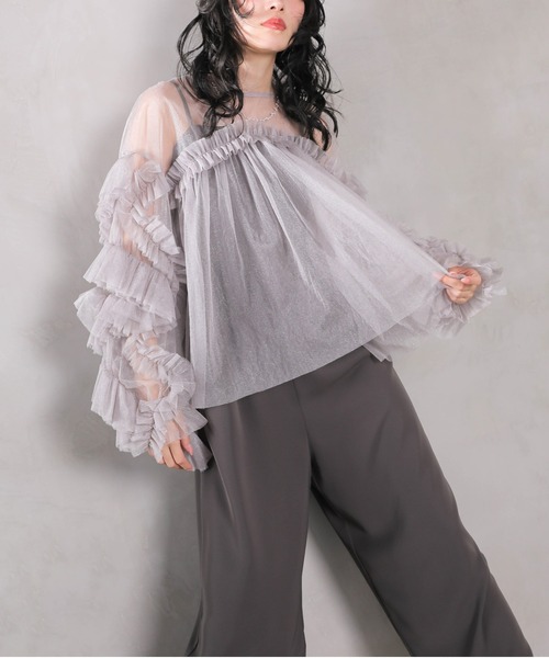 デコラティブチュールトップス / 結婚式 二次会 同窓会 成人式