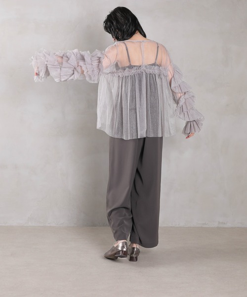 セール】デコラティブチュールトップス / 結婚式 二次会 同窓会 成人式