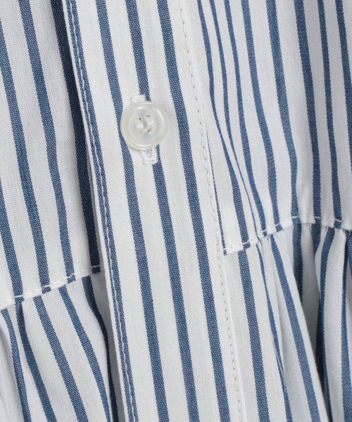 ROPE' PICNIC（ロペピクニック）の「ボリュームストライプシャツワンピース/リンクコーデ（シャツワンピース・レディース・ピンク/ブルー系その他4・38）」の22枚目の写真