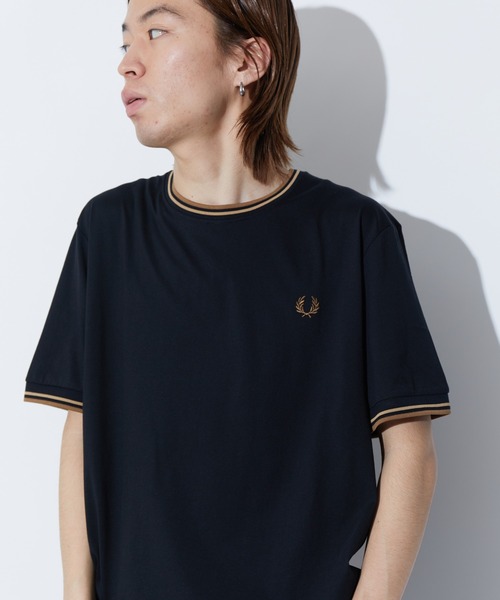 フリークスストア FRED PERRY M1588 Tシャツ S ネイビー FRED PERRY/Twin Tipped T-Shirt / M1588 【限定展開】｜Daytona