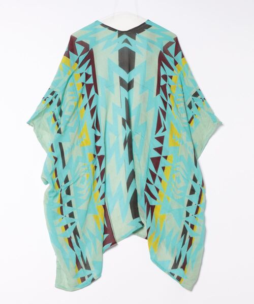 チャイハネ（チャイハネ）の「【チャイハネ】グラウンドUVパレオカーディガン（カーディガン/ボレロ・レディース・ベージュ/ブラウン/ターコイズブルー・FREE）」の9枚目の写真