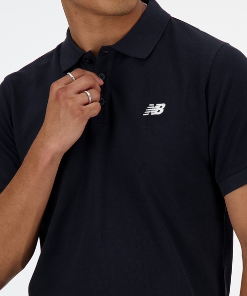 new balance ポロシャツ&ショートパンツセット New Balance ニューバランス メンズ シャツ 半袖 ベーシック