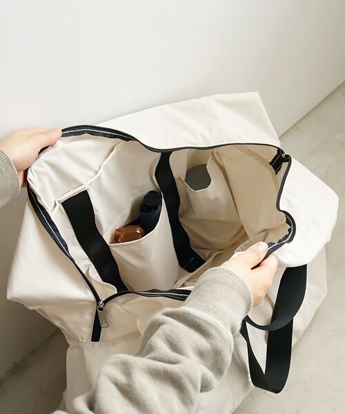 soleil（ソレイユ）の「SOLEIL/ソレイユ ウィークエンドボストン L（バックパック/リュック・レディース・ナチュラル/ブラック/サックスブルー/ピンク/イエロー・ONE SIZE）」の10枚目の写真