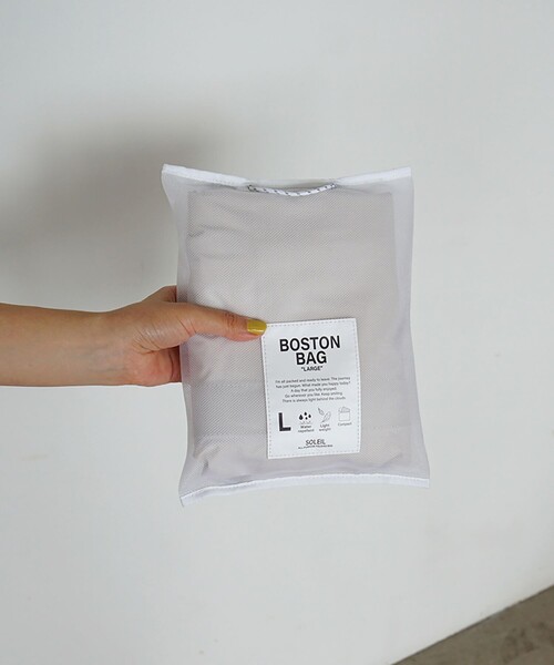 soleil（ソレイユ）の「SOLEIL/ソレイユ ウィークエンドボストン L（バックパック/リュック・レディース・ナチュラル/ブラック/サックスブルー/ピンク/イエロー・ONE SIZE）」の13枚目の写真