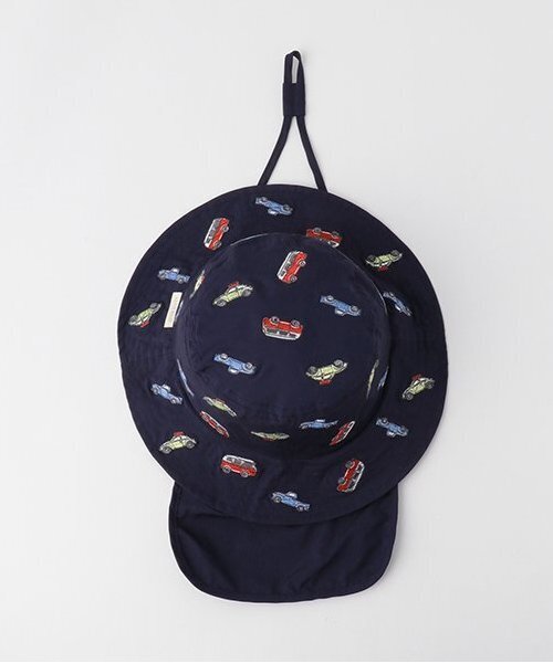 petit main（プティマイン）の「刺繍バケットハット（ハット・キッズ・ベージュ/クリーム/マルチ/ライトピンク/チャコール/ラベンダー/ネイビー/オフホワイト/ブルー・52cm/50cm/54cm）」の17枚目の写真