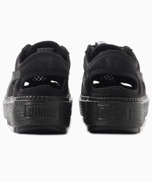 PUMA（プーマ）の「PUMA PLATFORM TRACE LITE MULE（プーマ プラットフォーム トレース ライト ミュール）（サンダル・レディース・ブラック系・23cm/23.5cm/24cm/24.5cm/25cm）」の4枚目の写真