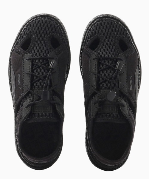 PUMA（プーマ）の「PUMA PLATFORM TRACE LITE MULE（プーマ プラットフォーム トレース ライト ミュール）（サンダル・レディース・ブラック系・23cm/23.5cm/24cm/24.5cm/25cm）」の5枚目の写真
