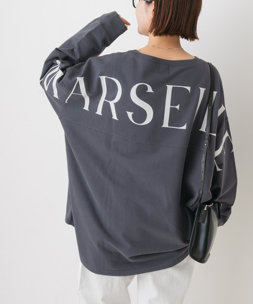 Spick & Span ミニ裏毛バックロゴロンT Spick & Span(スピックアンドスパン)の「ミニ裏毛バック