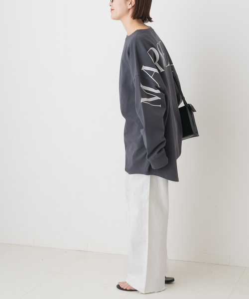 Spick & Span ミニ裏毛バックロゴロンT Spick & Span（スピックアンドスパン）の「ミニ裏毛バック