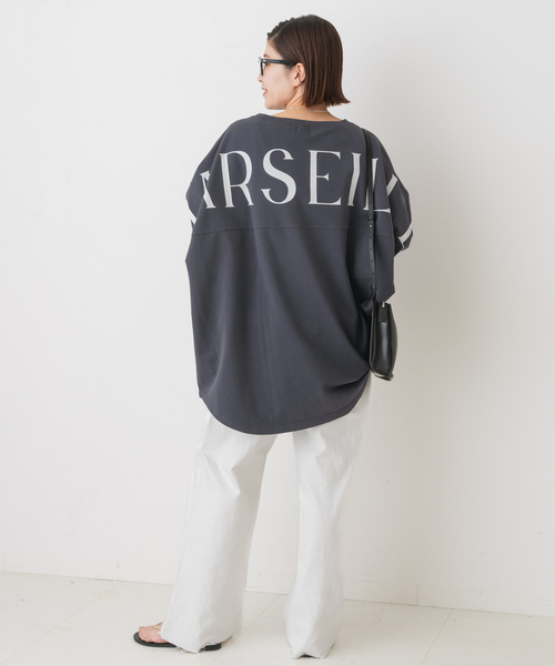 Spick & Span ミニ裏毛バックロゴロンT Spick & Span(スピックアンドスパン)の「ミニ裏毛バック