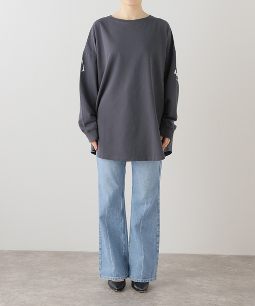 Spick & Span ミニ裏毛バックロゴロンT Spick & Span（スピックアンドスパン）の「ミニ裏毛バック