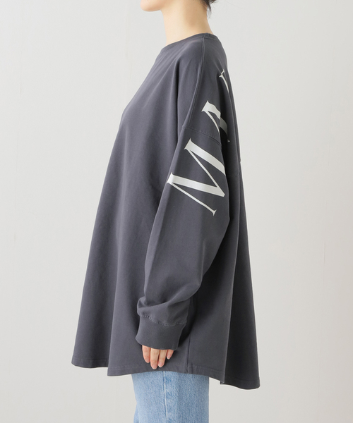 Spick & Span ミニ裏毛バックロゴロンT Spick & Span（スピックアンドスパン）の「ミニ裏毛バック
