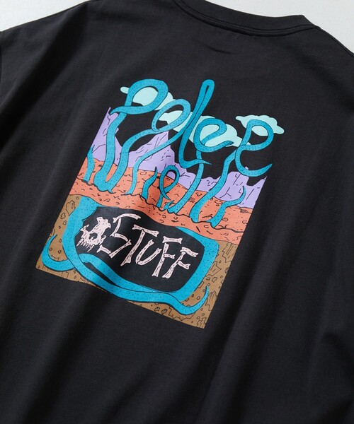 FREAK'S STORE（フリークスストア）の「限定展開 POLeR×FREAK'S STORE/ポーラー 別注 ビッグシルエット バックプリント クルーネックTシャツ/ART（Tシャツ/カットソー・メンズ・スミクロ/アッシュグレー/グレイッシュベージュ/ホワイト・MEDIUM/SMALL/LARGE）」の10枚目の写真