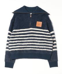 Lavoile（ラボワール）の「sailor collar border halfzip knit（ニット/セーター）」