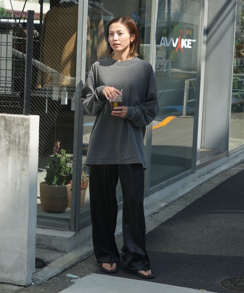 【完売品】 BONE Garment Dye ロンT 完売品】 BONE Garment Dye ロンT LOS ANGELES APPAREL