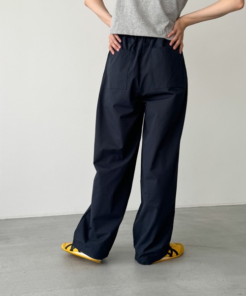 CANAL JEAN（キャナルジーン）の「El mar　コットンダブルタックパンツ（その他パンツ・レディース・ライトベージュ/ライトカーキ/ネイビー・ONE SIZE）」の5枚目の写真