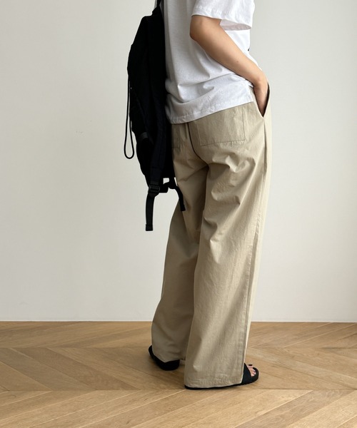 CANAL JEAN（キャナルジーン）の「El mar コットンダブルタックパンツ