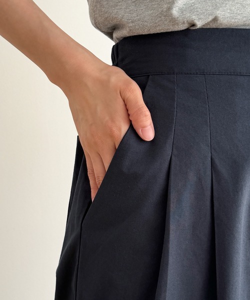 CANAL JEAN（キャナルジーン）の「El mar　コットンダブルタックパンツ（その他パンツ・レディース・ライトベージュ/ライトカーキ/ネイビー・ONE SIZE）」の17枚目の写真