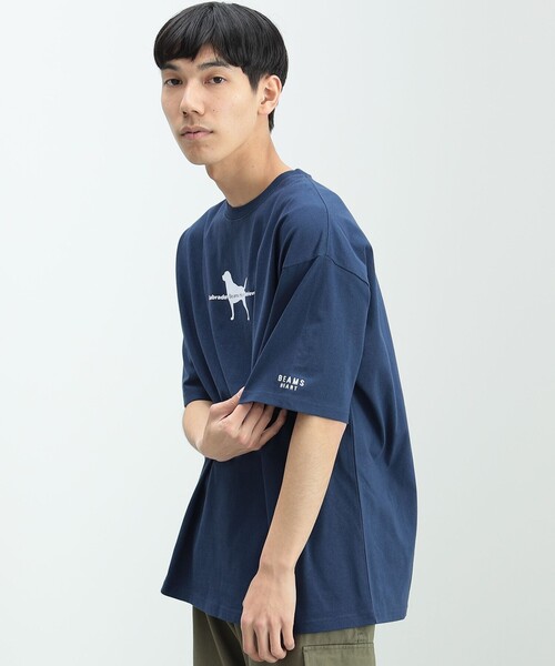 Labrador Retriever（ラブラドールリトリーバー）の「BEAMS HEART / Labrador Retriever シルエット Tシャツ（Tシャツ/カットソー・メンズ・ホワイト/ネイビー・MEDIUM/LARGE/SMALL）」の16枚目の写真