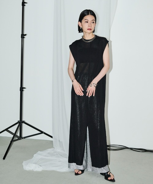 AIC.（エーアイシー）の「シアーニットロングワンピース