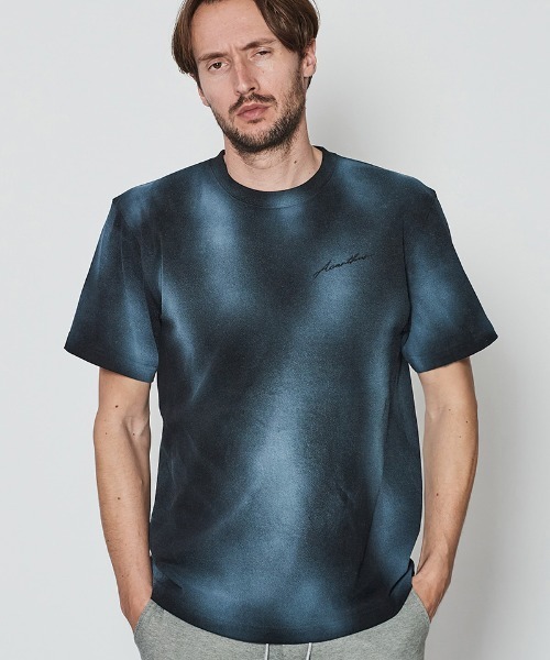 ACANTHUS（アカンサス）の「mt9084- Hand Spray Paint Tee Tシャツ（Tシャツ/カットソー・メンズ・アッシュ/ブラック・XL/L/M/S）」の2枚目の写真
